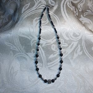 Black and Silver Necklace